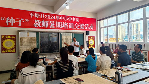 暑假 充電 平塘縣開(kāi)展中小學(xué)書(shū)法 種子 教師暑假培訓(xùn)交流活動(dòng)